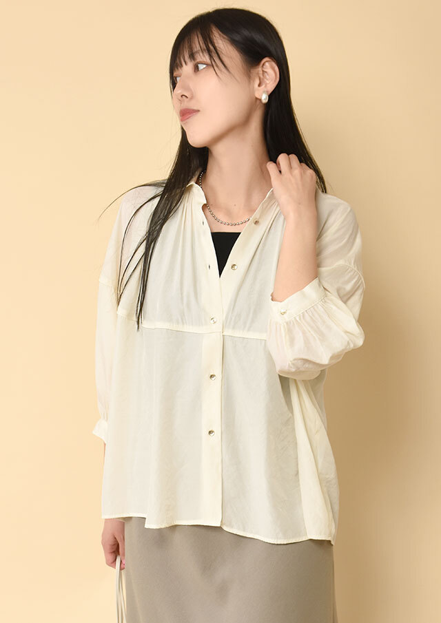 ◆ナチュラルタッチ7分袖ラグランシャツ【H8921120】【26】