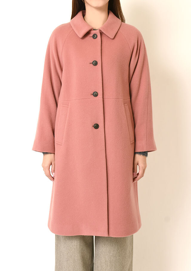 S110ウールビーバーステンカラーロングコート