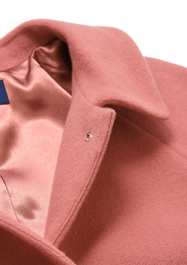 S110ウールビーバーステンカラーロングコート