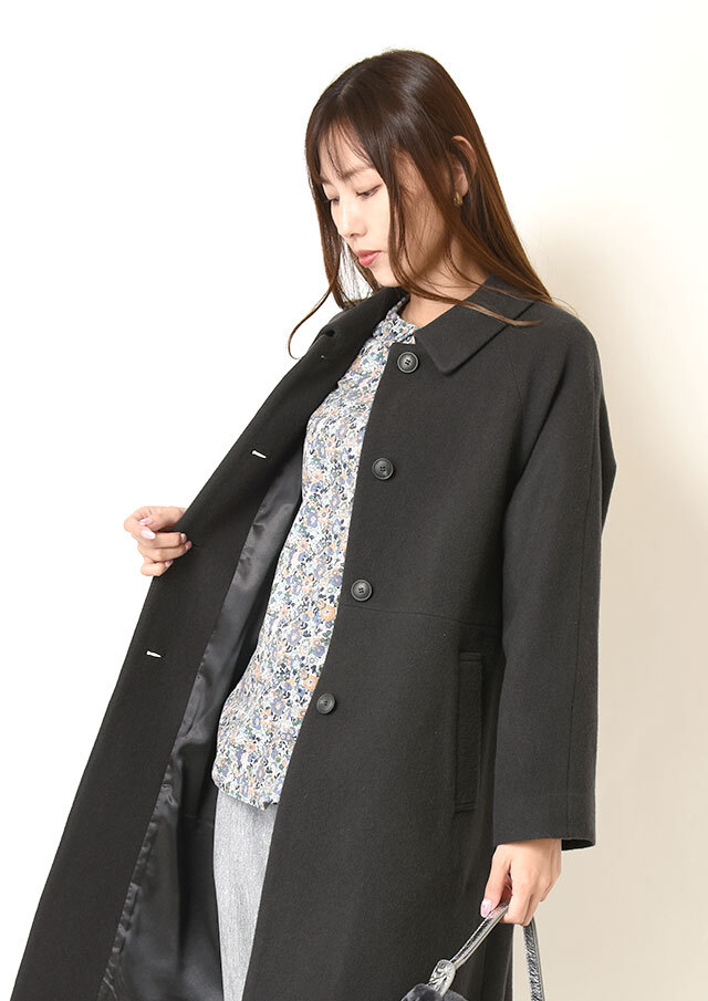 美品 アデュートリステス kazumi着用 ウールビーバービッグカラーコート ADIEU TRISTESSE（アデュートリステス）の「ウールビーバービッグ