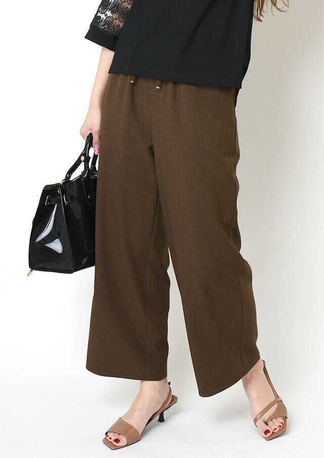 ◆ドロストイージーワイドパンツ【H893436】【26】