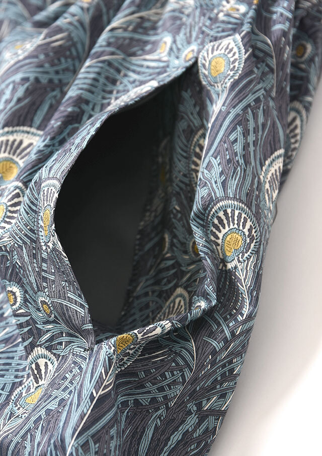 Hampstead リバティ　ワンピース　新品未使用　タグ付き　40 美品 Hampstead × LIBERTY リバティプリントワンピース 40