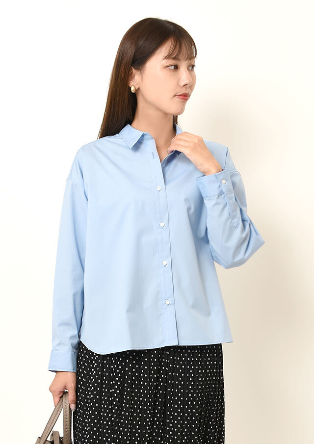 ◇◆コットンポリエステルベーシックオーバーシャツ【HB055501】【26】