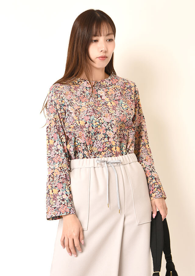 ◆リバティコーデュロイ2WAYシャツ【HB055503】【26】