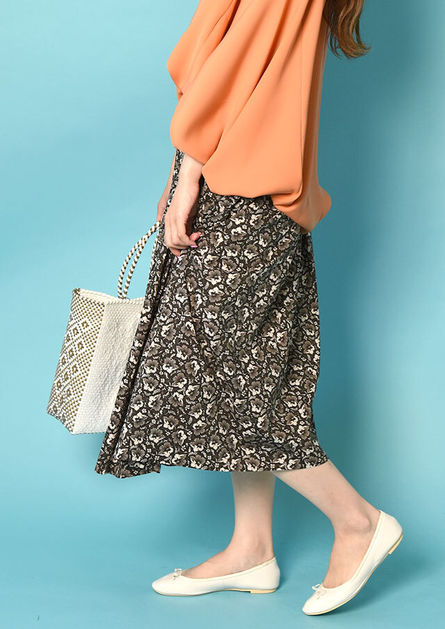 楽天市場】リバティ LIBERTY フレアスカート 日本製 花柄