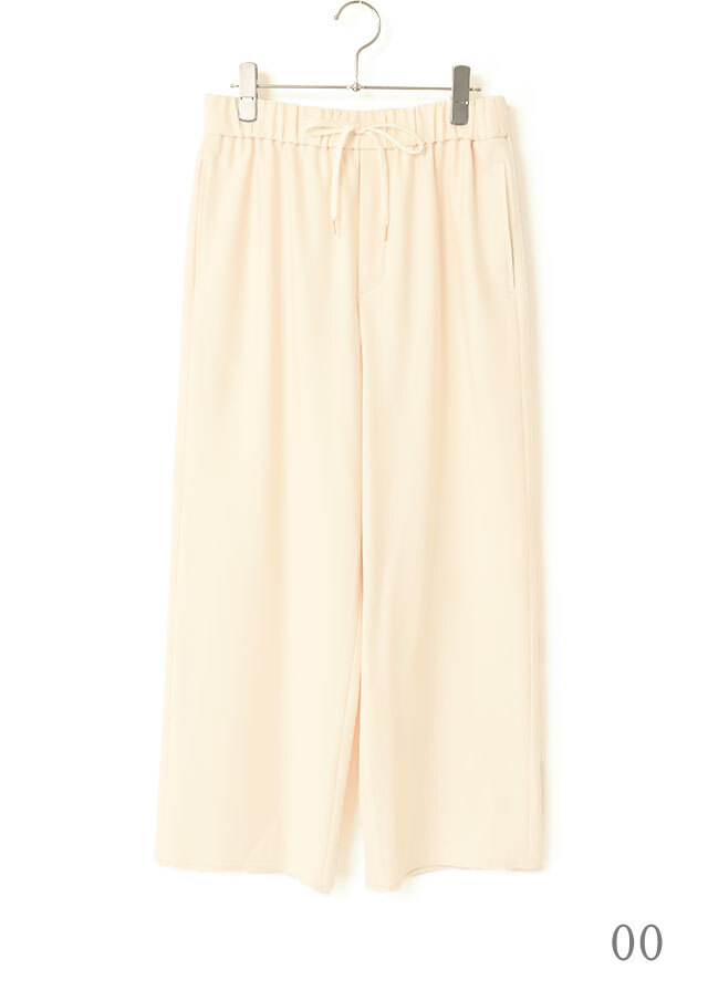 テトロン裏起毛イージーワイドパンツ