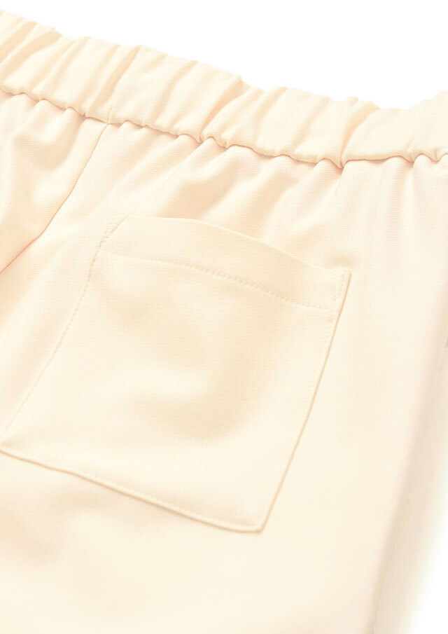 テトロン裏起毛イージーワイドパンツ