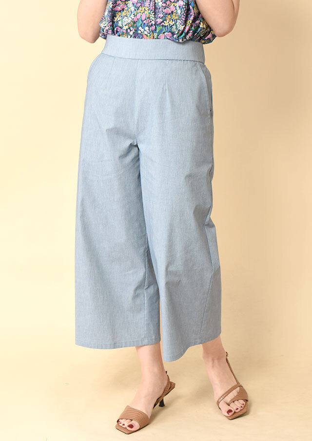 ◆バックラッシュリネンガウチョパンツ【HM-3506】【61】