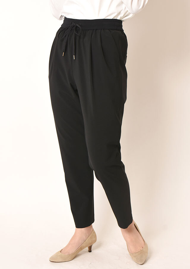 ◆2WAYストレッチドロストテーパードパンツ【HU2663】【26】