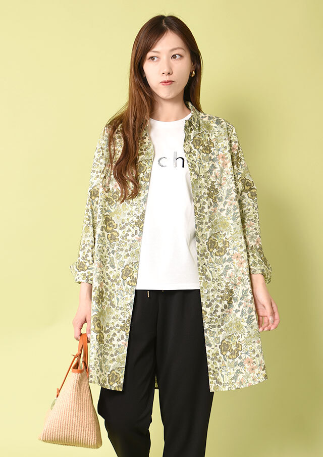 ◇◆リバティロングシャツチュニック【HW055003A】【61】
