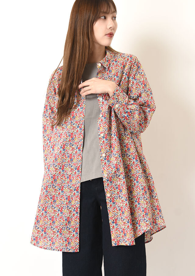 ◇◆リバティロングシャツチュニック【HW055003】【61】