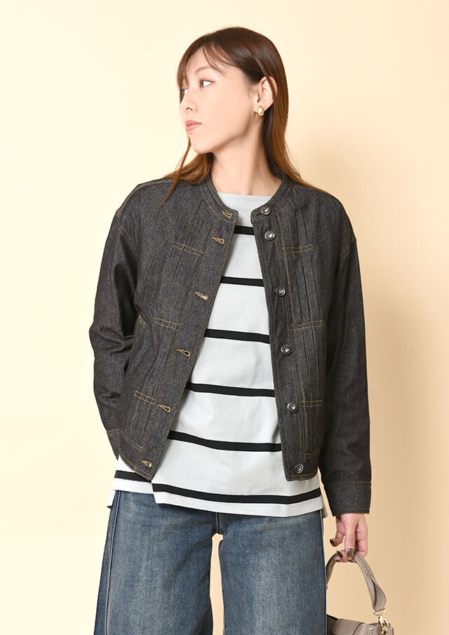 ◆デニムダウンジャケット【HW115502】【61】