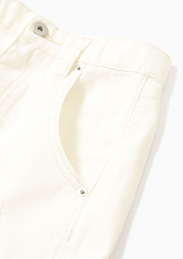 ◆クラッシュデニムバレルパンツ【J143601M】【61】