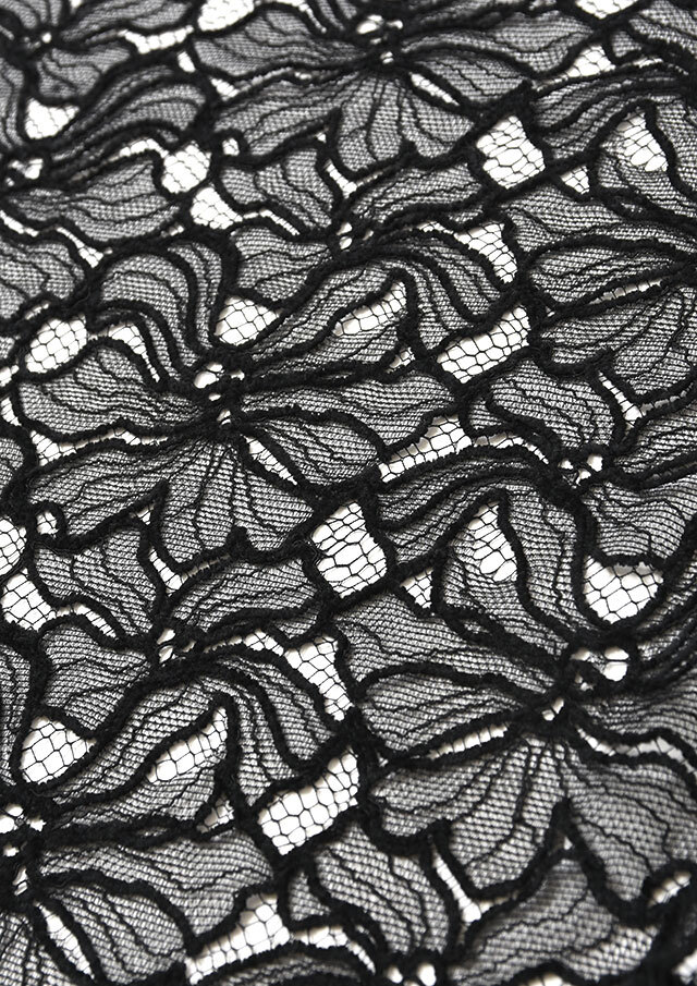 フラワーレースラップレイヤードスカート