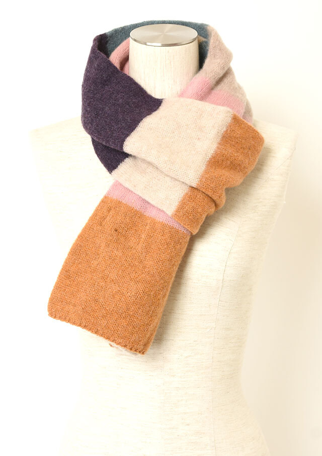 ◆MACKIE|マッキー|カラーブロックマフラー【MAC2531005】【27】