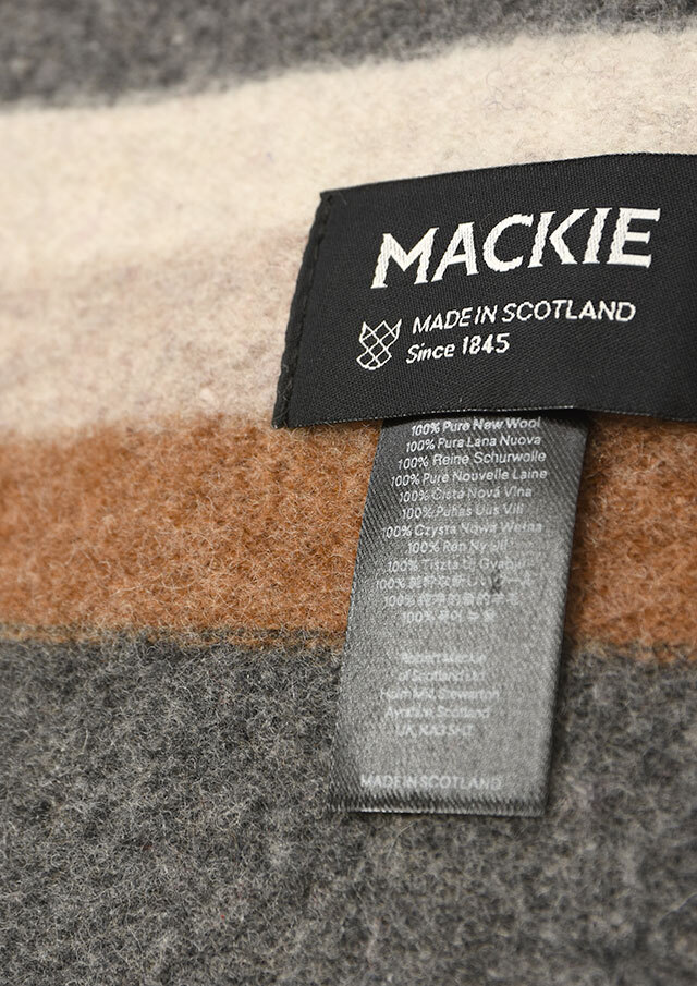 MACKIE｜マッキー｜マルチカラーボーダーマフラー