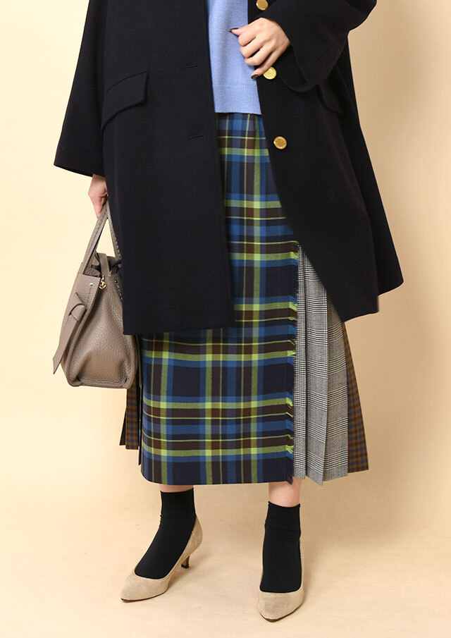 みなとのてんらんかい　英国ティスト　 パッチワークスカート C03_5396_0142a2f9-0c53-4cf1-