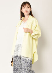 ◆HealthyDENIM｜ヘルシーデニム｜オーバーシャツ｜Almond【68967803】【26】