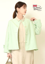◆TraditionalWeatherwear｜トラディショナルウェザーウェア｜MaltonNoCollarShort｜撥水ノーカラーショートコート【CO0466RO】【26】