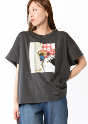 ◆フォトプリントビッグＴシャツ【H80268736】【27】
