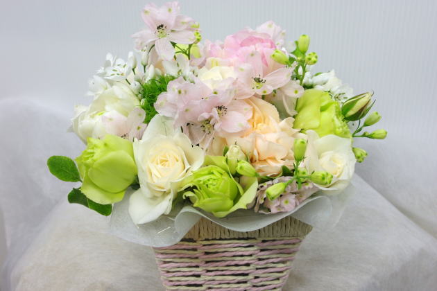 フラワーアレンジ　メモリアル