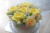 フラワーケーキ　イエロー