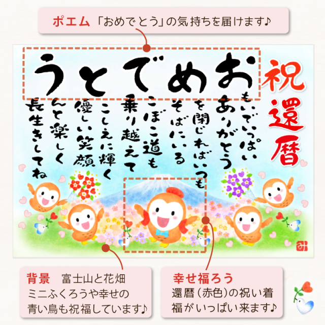 おめでたいお祝いに！ 版画　祝福　2016 おめでたいお祝いに！ 版画 祝福 2016