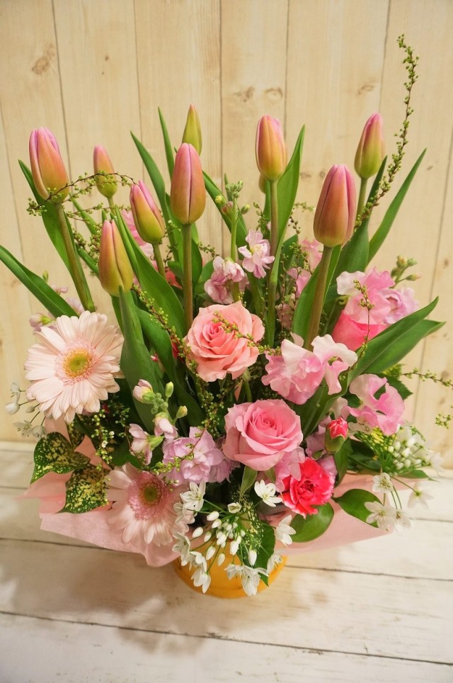 花工房パレット 新潟市中央区文京町の花屋です 花束 アレンジメント スタンド花 コチョウラン プリザーブドフラワー 新潟花屋