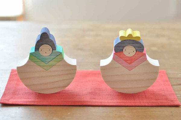 雛人形　遊プラン・小黒三郎　八の字びな