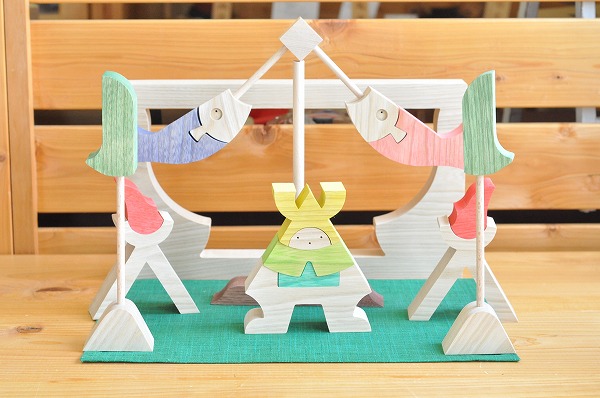 五月人形　遊プラン・小黒三郎　さかずき武者・大