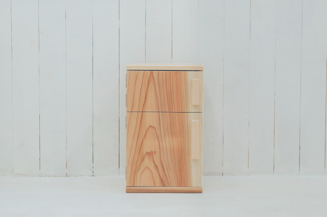 【完成品】 オリジナルキッチン 木のおもちゃHANA ままごと冷蔵庫