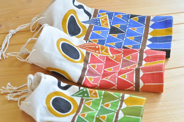 【納期2026年3月】【染色工房　ゆば】　型染め鯉のぼり4本組　ウロコ柄