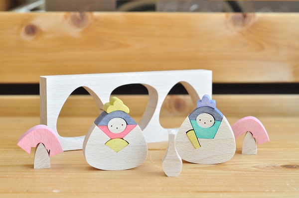 【在庫あり】雛人形　遊プラン・小黒三郎　おむすびな