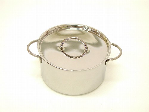 ままごと・調理器具　ケーファー社(Gluckskafer) 　ステンレス両手なべ