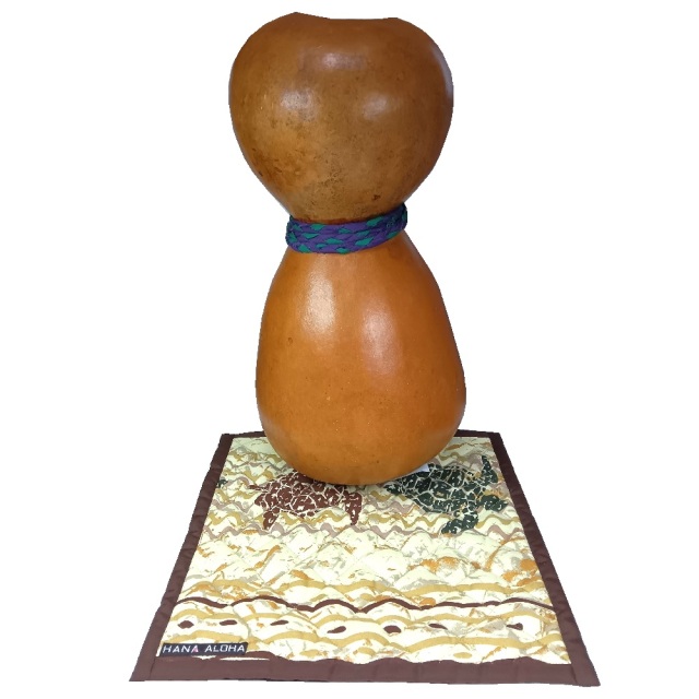 Pale(パレ)-06 set-0170-b クリ－ムイエロ－地にチェスナッツブラウンとボトルグリ－ンのホヌ柄