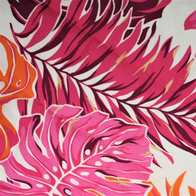 set-159-2本ショルダ－リュックタイプ、ピンクとオレンジの美しいラウアエ模様