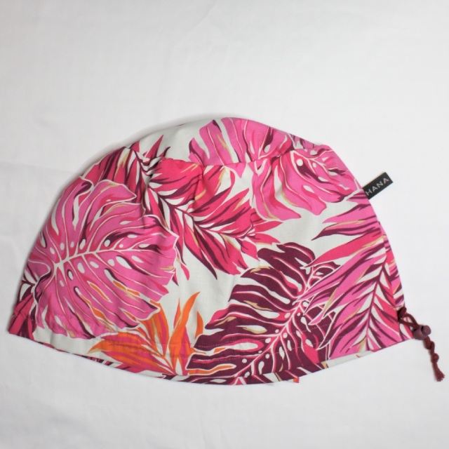 サ－モンピンク、オレンジ、えんじの大きなラウアエのすてきな葉模様のウリウリケ－ス