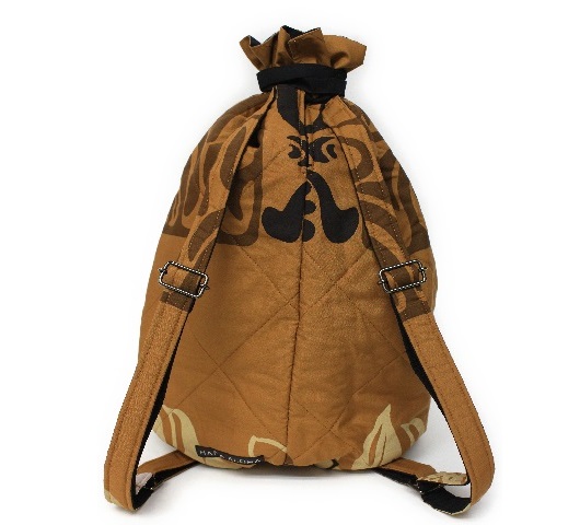 イプケース【HANA ALOHA】2本ショルダーリュック式。モカブラウンに