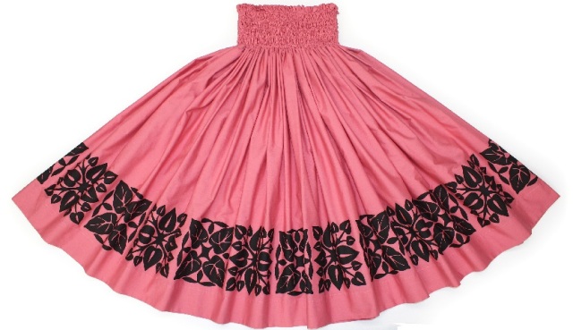 パウスカートhanaaloha オリジナルハワイアンキルト柄、着心地満点のパウスカ－トです。