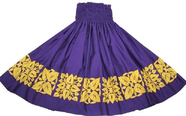 パウスカートhanaaloha オリジナルハワイアンキルト柄、着心地満点のパウスカ－トです。