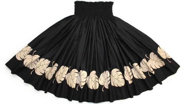 パウスカートHANAALOHA オリジナル モンステラ柄、着心地満点のパウスカ－トです。