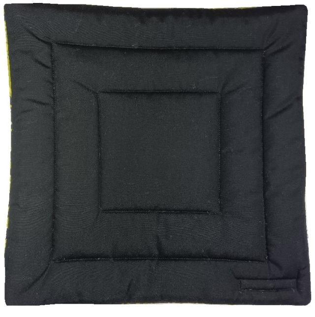 set-0176 アンバ－ブラウン地にダークブラウンのラウアエ柄  スタンダ－ドタイプ イプヘケマットPale(パレ)-0176