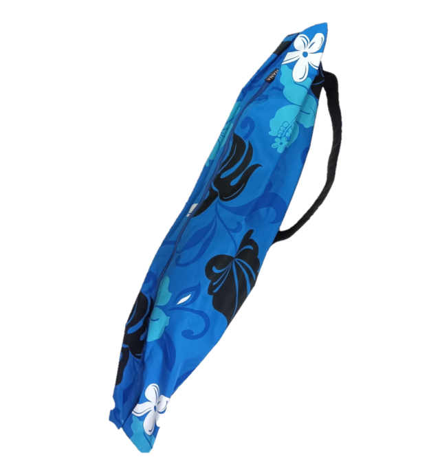 set-112ブルー地にアイスブル-とホワイトの小花模様