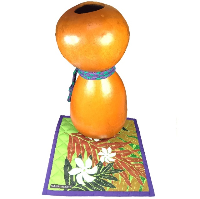 《 額ぶち手まつりタイプ 》白いティアレがかわいいイプヘケマットPale