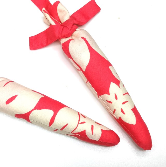 set-178-bタイプ　スカ－レットピンク地に白いプルメリア模様