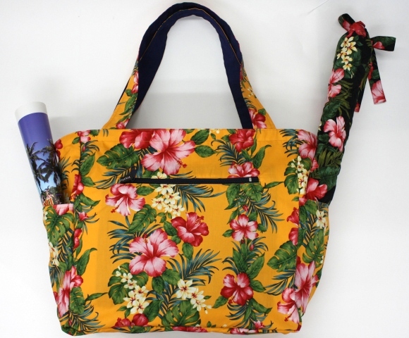 【新品】アロハコレクション　ハイビスカス　ボストンバッグ ラスト1点！新作！】アロハコレクション ボストンバッグ