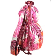 set-159-1本ショルダ－タイプ、ピンクとオレンジの美しいラウアエ模様