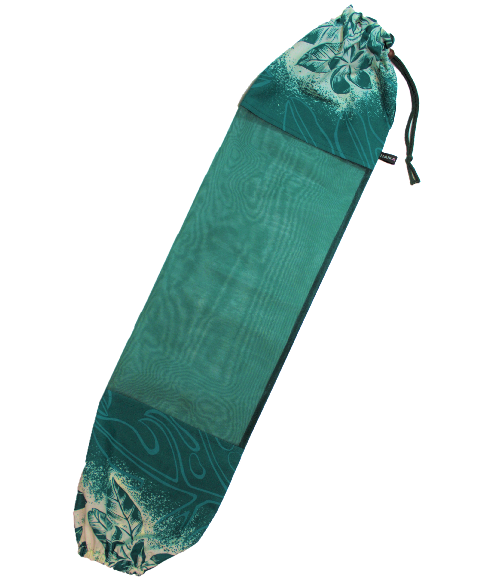 アカプルコの地色に白い模様がさわやかなオ－ガンディ－使用のパウケ－ス