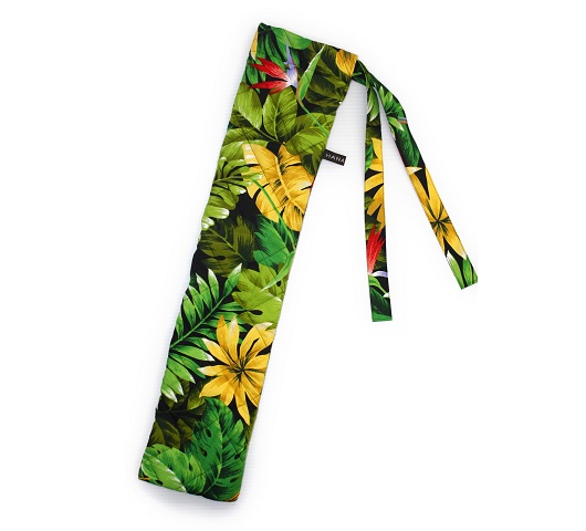 紺×グリーン　キルティング中わた付き　プイリケースset-014