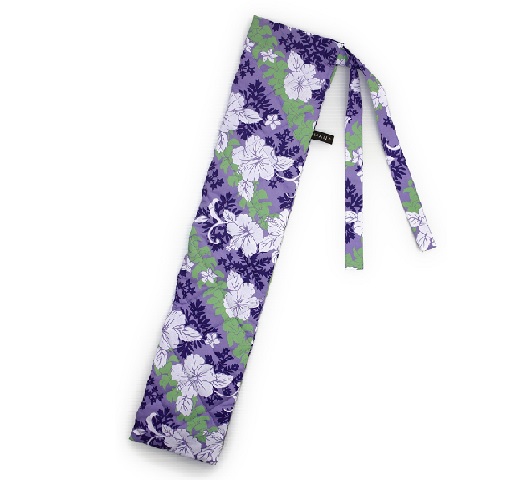 パープル　キルティング中わた付き　プイリケースset-020